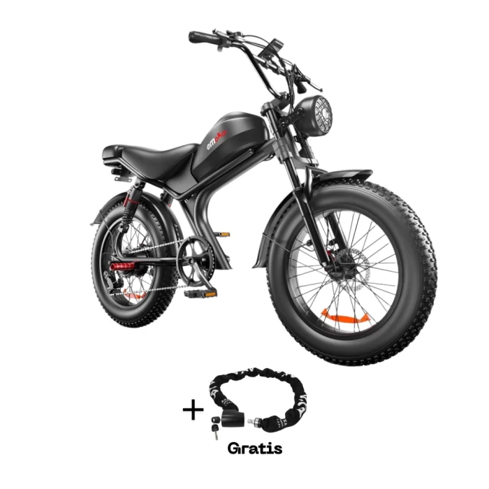 Emoko-C93-Fatbike-Zwart