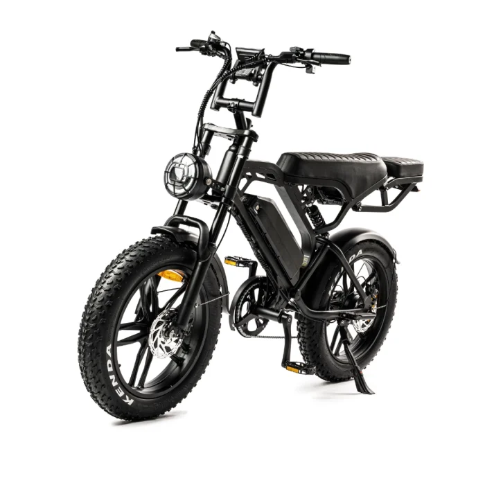 V20 Pro Zwart Fatbike zijkant