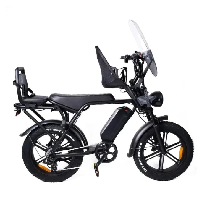 Fatbike met kinderzitje